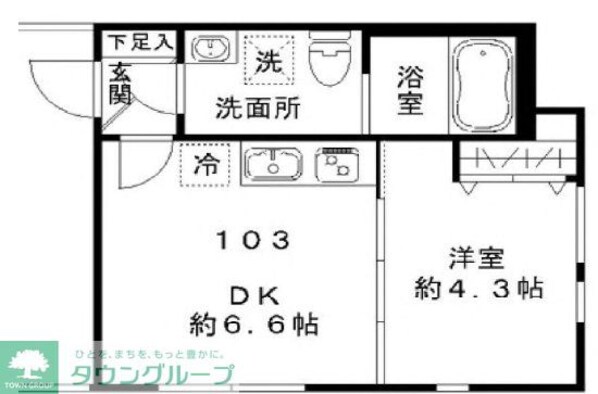 STRIPES東大井の物件間取画像